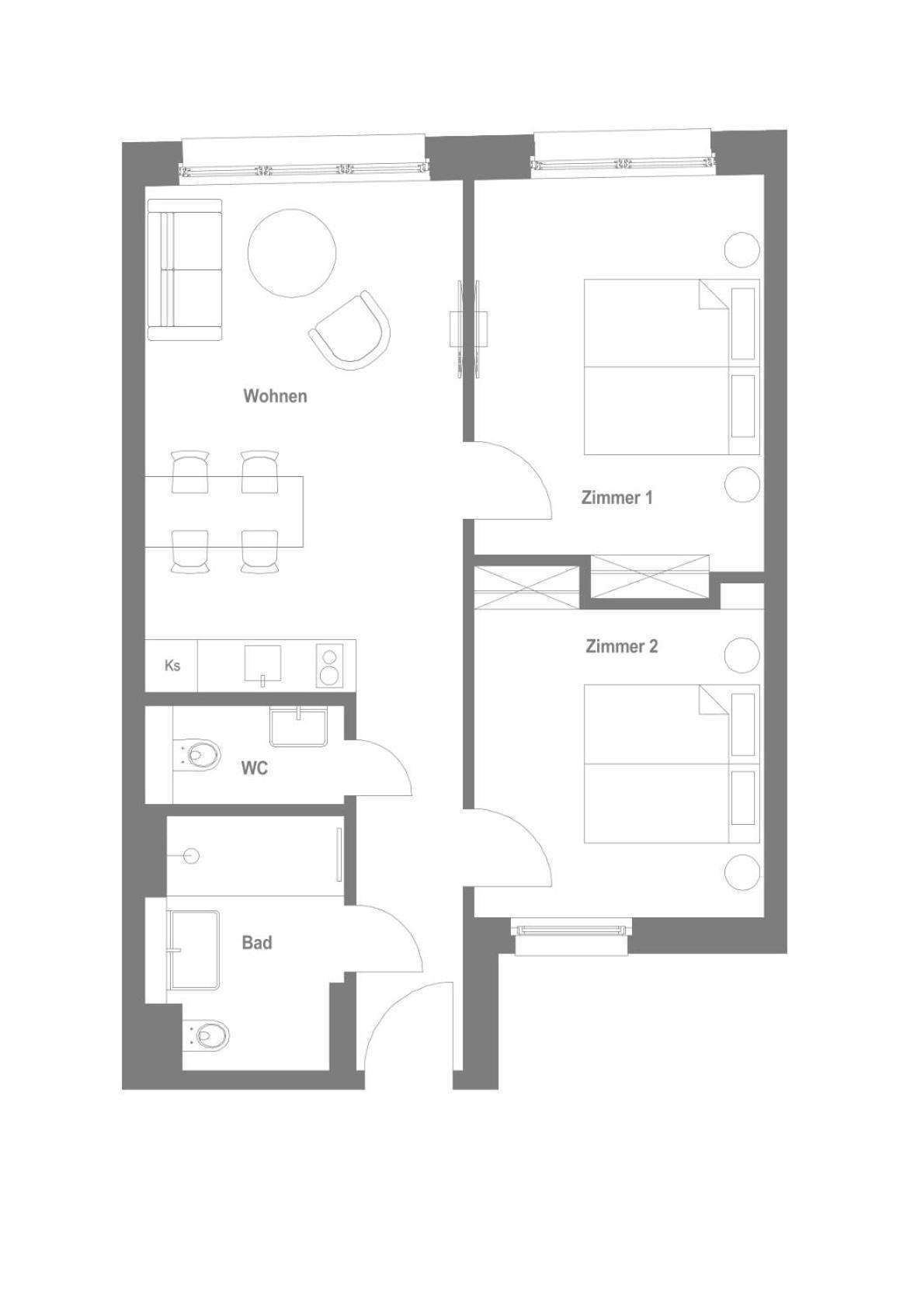 Arbio I Makro Apartments Hamburg Room photo